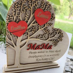 Drzewko Miłości z Imionami