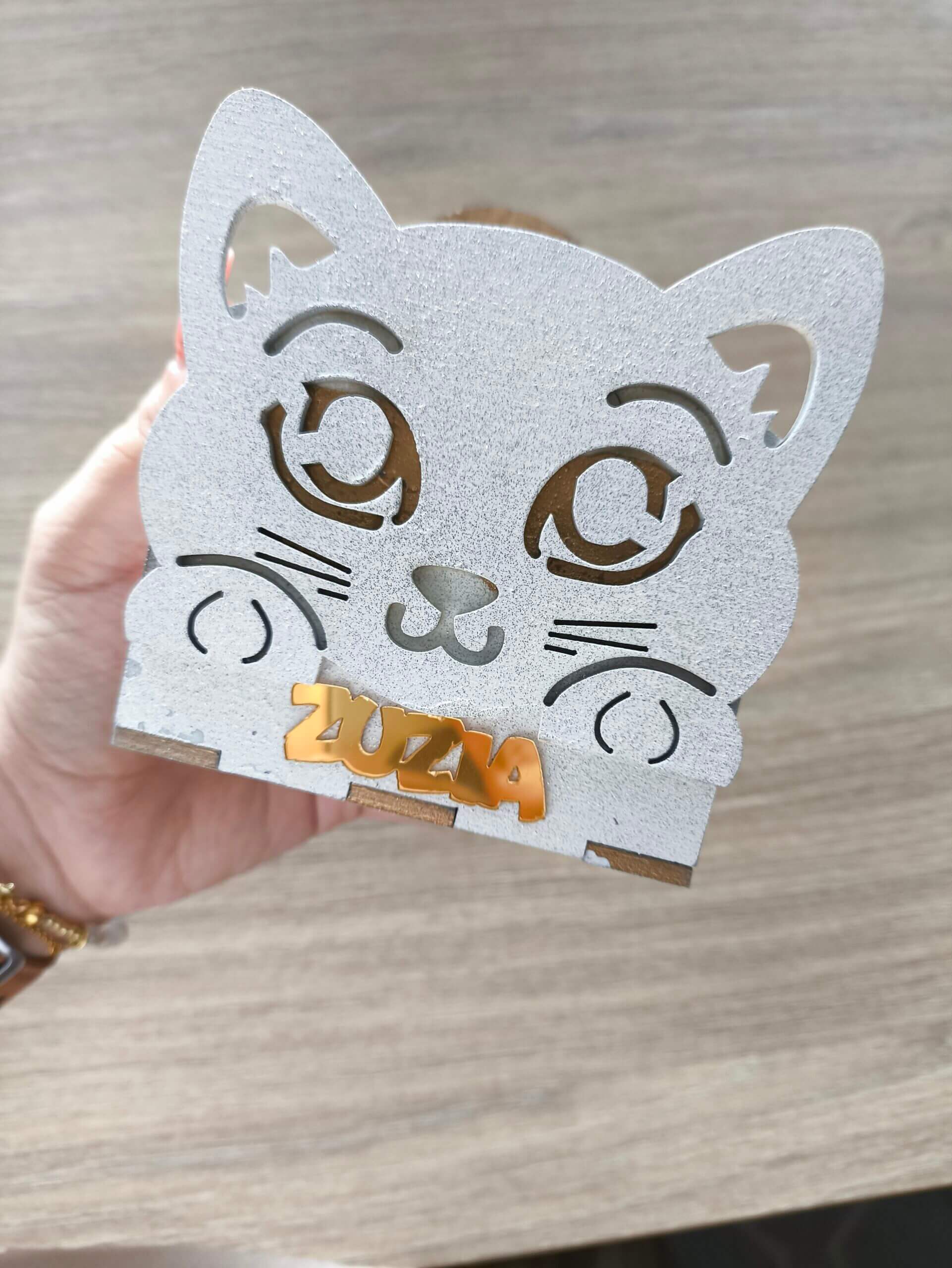 🐱 Drewniane Organizery na Przybory Szkolne – Personalizowane - obrazek 5