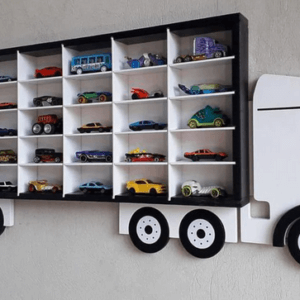 🚛 Półka na Resoraki w Kształcie Ciężarówki