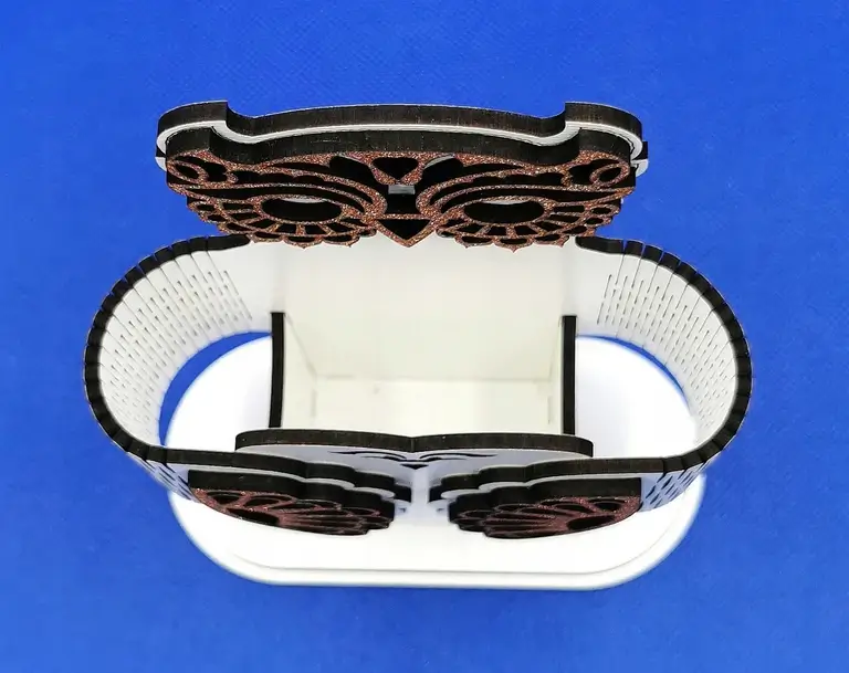 🦉 Drewniany organizer na biurko – Sowa - obrazek 8