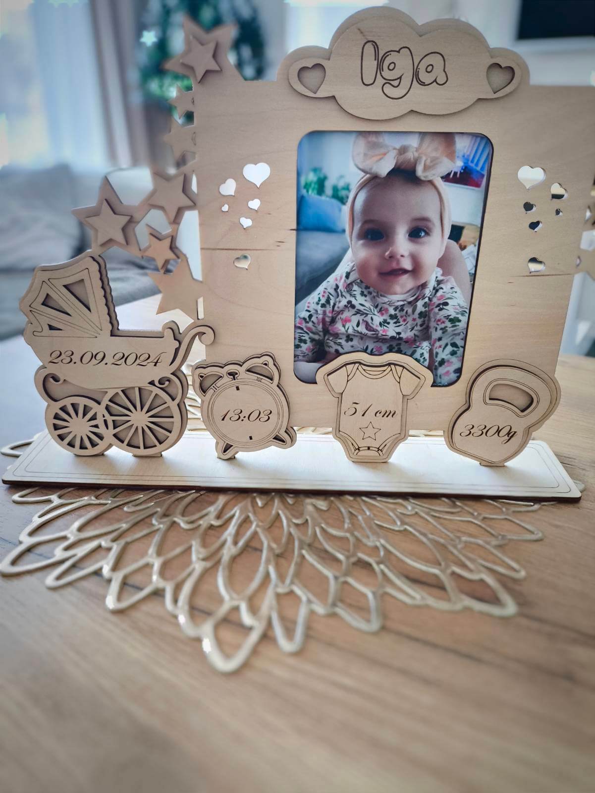 🎀 Personalizowana metryczka dla dziecka – piękna pamiątka na całe życie! - obrazek 3