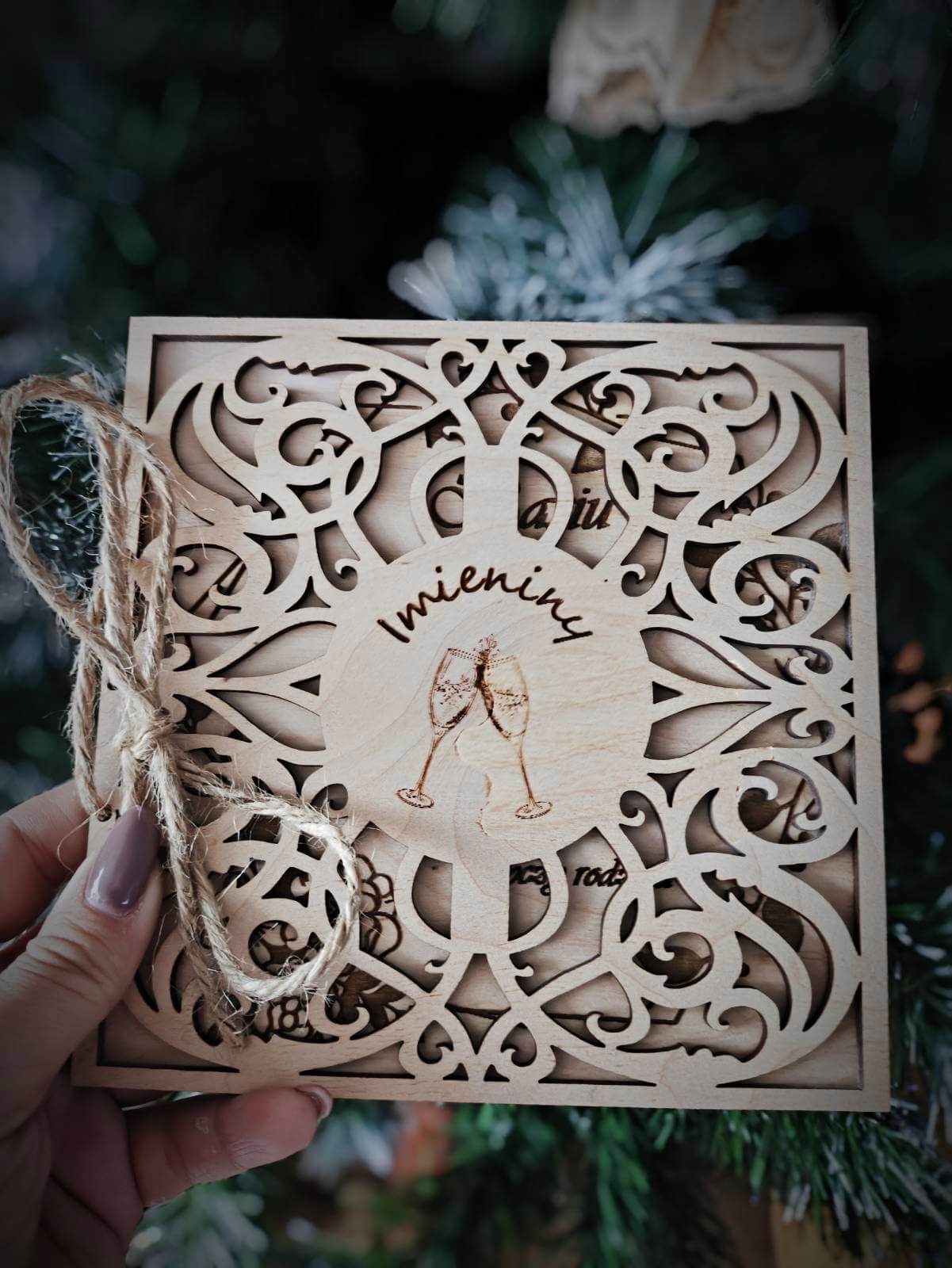 Ręcznie wykonane zaproszenia i kartki okolicznościowe 🎉🌿💌 - obrazek 3