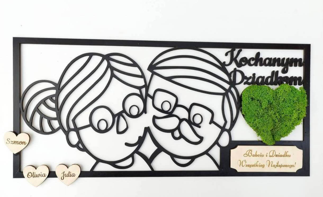 Ramka z Miłością - Kochanym Dziadkom