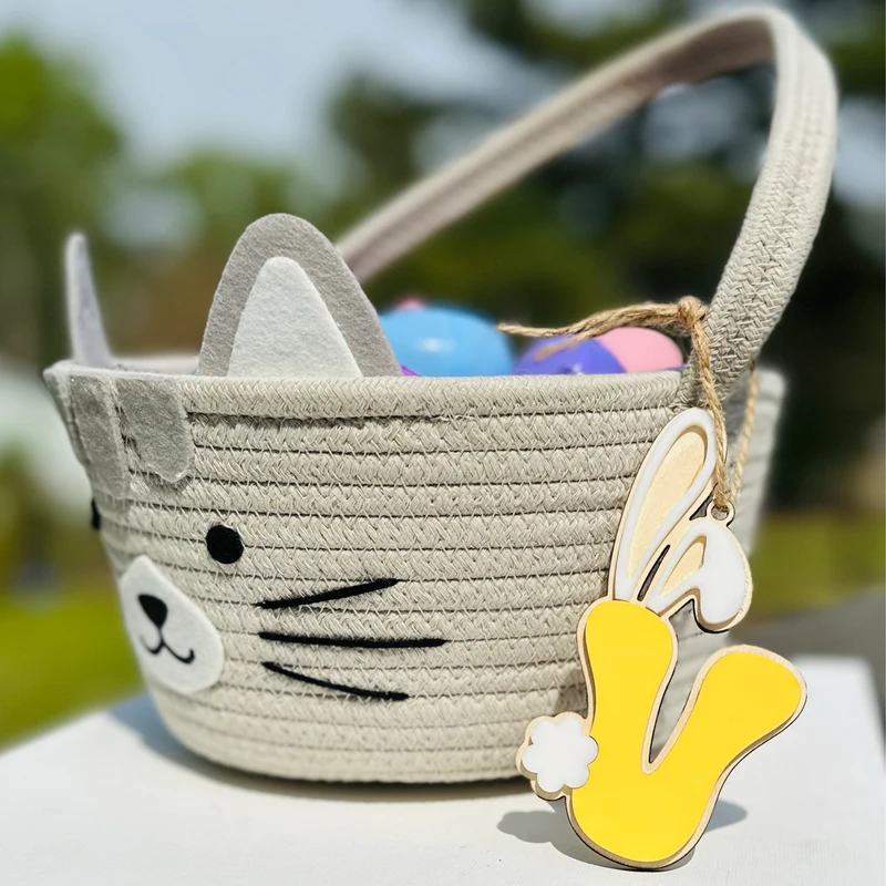 Drewniane dekoracje wielkanocne – spersonalizowane inicjały - obrazek 5