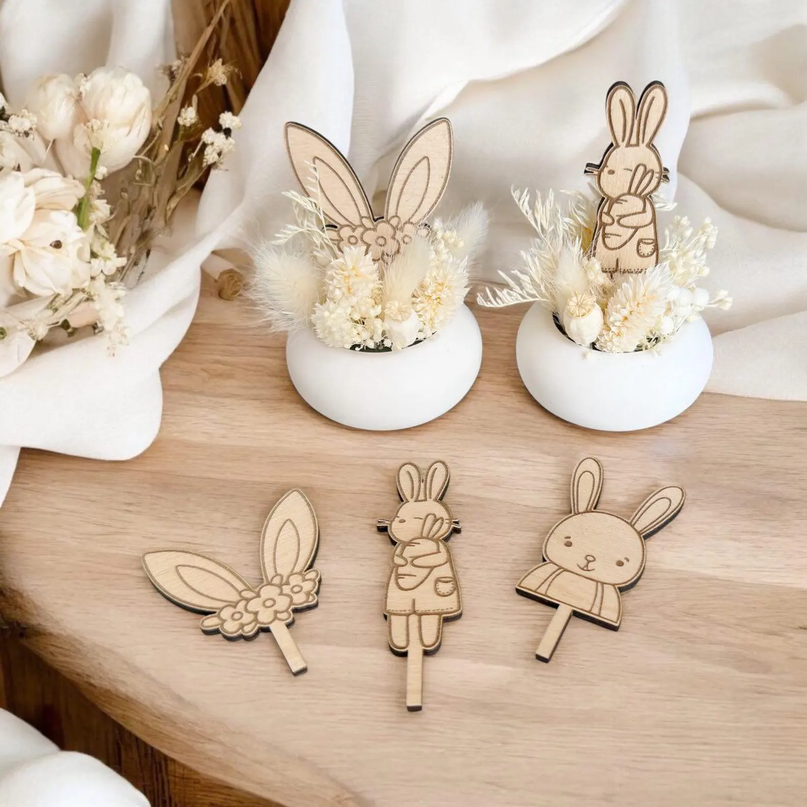 Dekoracje wielkanocne do doniczek